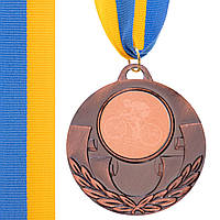 Медаль спортивная с лентой Zelart AIM Велогонки C-4846-0036 цвет бронзовый js