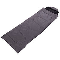 Спальний мішок-ковдра з капюшоном CHAMPION SY-4798 колір сірий js