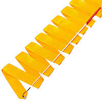 Лента для художественной гимнастики с палочкой Lingo C-3248 цвет оранжевый mn