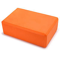 Блок для йоги Zelart FI-5951 цвет оранжевый mn