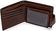 Мужской кожаный кошелек dr Bond коричневый, фото 4