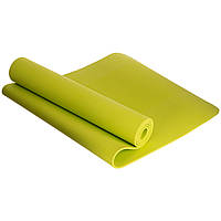 Килимок для фітнесу та йоги Zelart FI-4937 колір зелений mn
