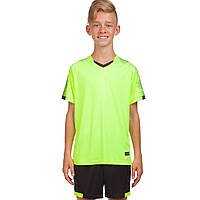 Форма футбольна підліткова Lingo LD-5023T розмір 28, зріст 135-140 колір салатовий-чорний js
