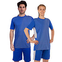 Форма футбольная Zelart Variation CO-1011 размер XL цвет голубой-серый js