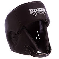 Шлем боксерский открытый BOXER 2028 размер L цвет черный js