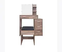 Cтолик косметический AVKO ADT17 Grey Walnut (дерево) Стол с зеркалом туалетный