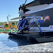 Вертоліт на радіоуправлінні ДРАКОН Синій | Гвинтокрил на пульті управління | Гелікоптер на радіокеруванні, фото 6