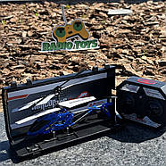 Вертоліт на радіоуправлінні ДРАКОН Синій | Гвинтокрил на пульті управління | Гелікоптер на радіокеруванні, фото 3