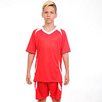 Форма футбольная подростковая Zelart Perfect CO-2016B размер 26, рост 130 цвет красный mn
