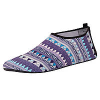 Взуття Skin Shoes для спорту та йоги Zelart PL-1822 розмір 2xl-42-43-27-28 см колір сірий-фіолетовий js