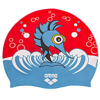 Шапочка для плавания детская ARENA AWT MULTI AR91925-20 цвет красный-голубой js