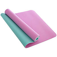 Коврик для фитнеса и йоги Zelart FI-1515 цвет фиолетовый js