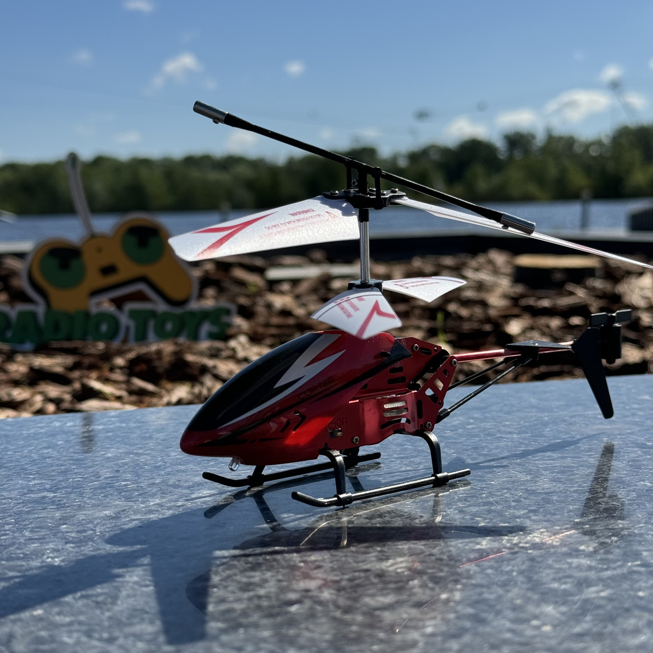 Гелікоптер на радіоуправлінні "Viter" Червоний | Вертоліт на пульті управління | Гвинтокрил на радіокеруванні, фото 1