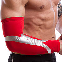 Нарукавник компрессионный рукав для спорта Zelart BC-1497 размер L цвет красный mn