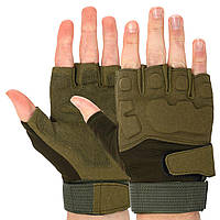Перчатки тактические с открытыми пальцами BLACKHAWK BC-4380 размер L цвет оливковый mn