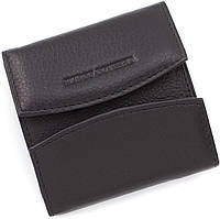 Кожаный миниатюрный кошелек 8,5х8,5 Marco Coverna 2069-1(17507) чёрный EM, код: 8058021