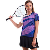 Комплект одягу для тенісу жіночий футболка та спідниця Lingo LD-1841B розмір XL колір фіолетовий js
