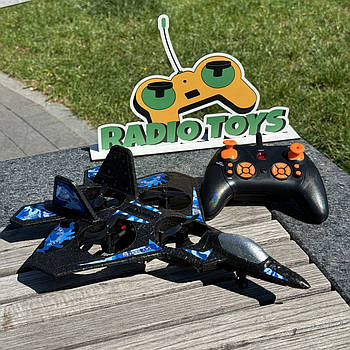 Літак на радіоуправлінні F-22 Raptor Синій | Літаки на пульті управління | Іграшки на радіокеруванні