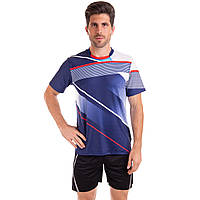 Комплект одягу для тенісу чоловічої футболки та шорти Lingo LD-1836A розмір L колір темно-синій mn