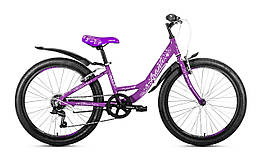 Велосипед для дівчинки 24 Avanti Blanco v-br. 12" фіолетовий