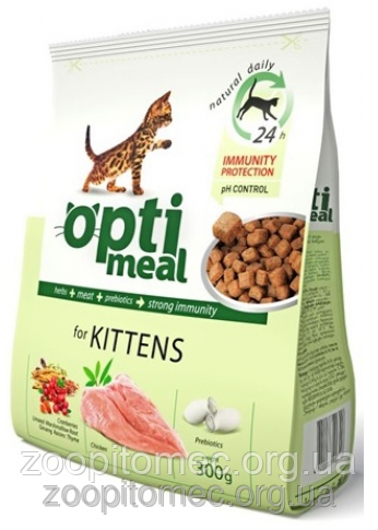 Корм для кошенят Optimeal (Оптимил) Захист імунітету з куркою, 4 кг