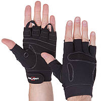 Перчатки для фитнеса и тяжелой атлетики Zelart SB-161577 размер S цвет черный js