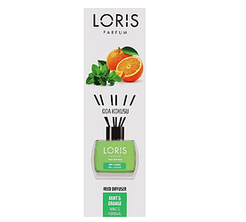 Аромодифузор "М'ята й апельсин" Loris Parfum Reed Diffuser Mint & Orange