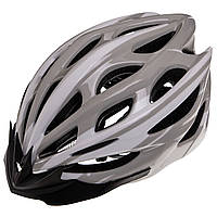 Велошлем кросс-кантри Zelart MV50 размер M (55-58) цвет серый-белый mn