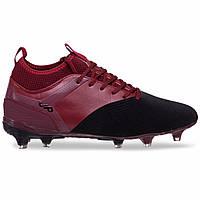 Бутсы футбольные OWAXX JP03-BB-2 размер 39 цвет бордовый-черный mn