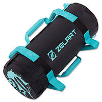 Мешок для кроссфита и фитнеса Zelart TA-7825-20 цвет голубой js