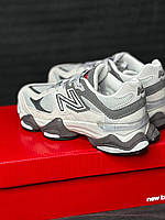 New balance 9060 gray, Кросівки замшеві new balance 9060, New balance 9060 жіночі кросівки