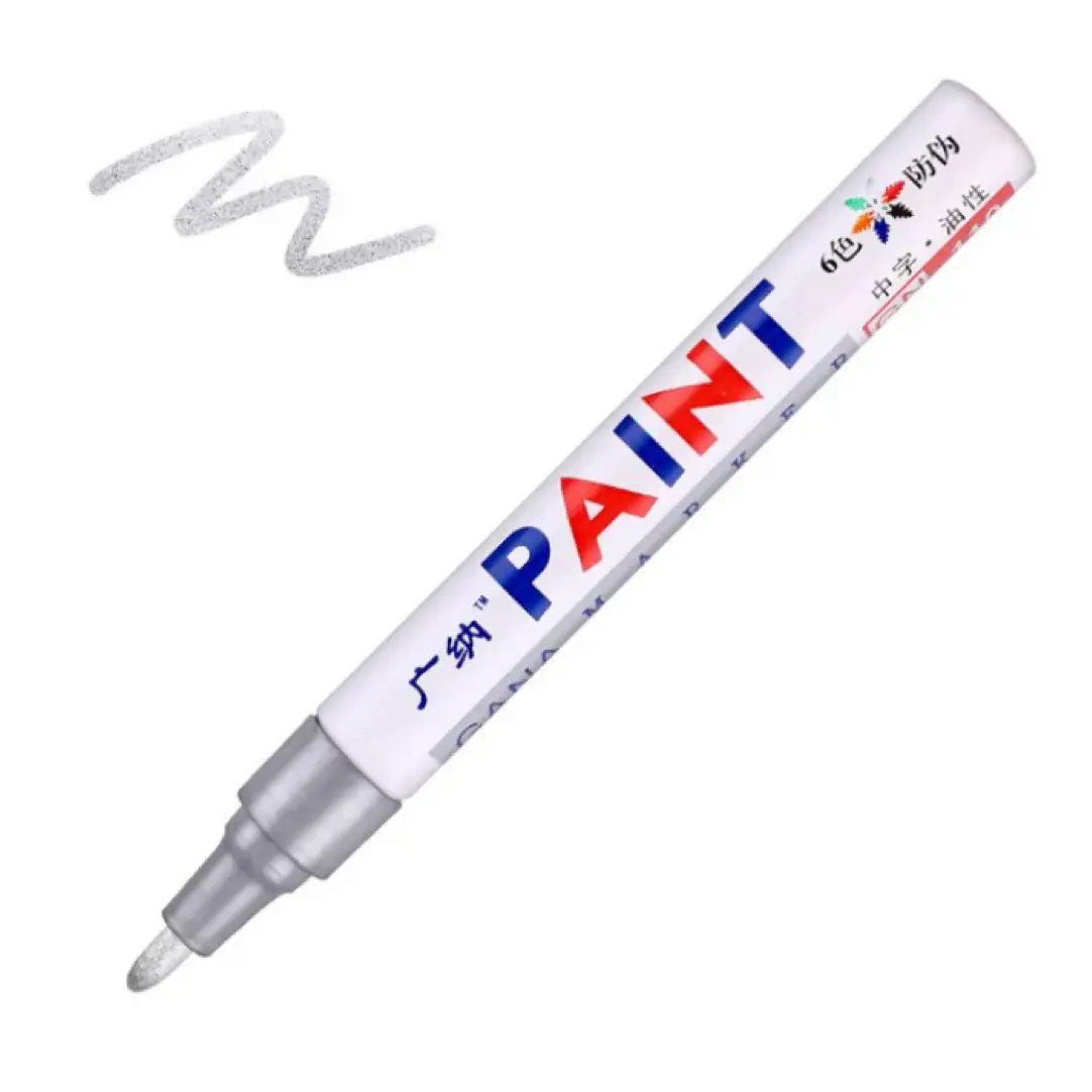 Маркер для шин срібний, фото 1