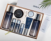 Люксовий набір оновленої лінії OHUI Age Recovery Skincare Trio Set, 8 предметів