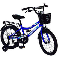 Велосипед дитячий 2-х коліс.14'' 211411 (1 шт) Like2bike Archer,синій, рама сталь, з дзвінком, руч.гальмо,