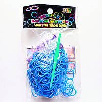 Набор резинок для плетения Finding Резиночки для плетения браслетов крючки рогатка Синие