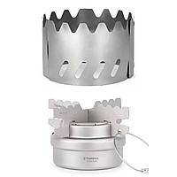Спиртівка / пальник з титану Tomshoo Titanium + вітрозахист