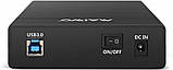 Кишеня зовнішня Maiwo K3568 3.5"/2.5" USB 3.0 black, фото 3