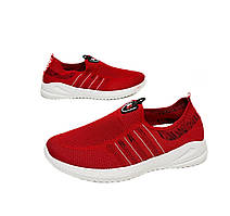 Чоловічі червоні кеди тканинні 41