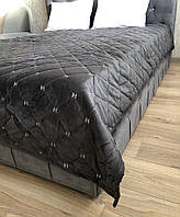 Велюрове покривало на ліжко євро розмір 200*230 см