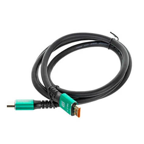 Кабель HDMI - HDMI 1.5м v2.1 8K UHD позолочений грубий, Premium, фото 1