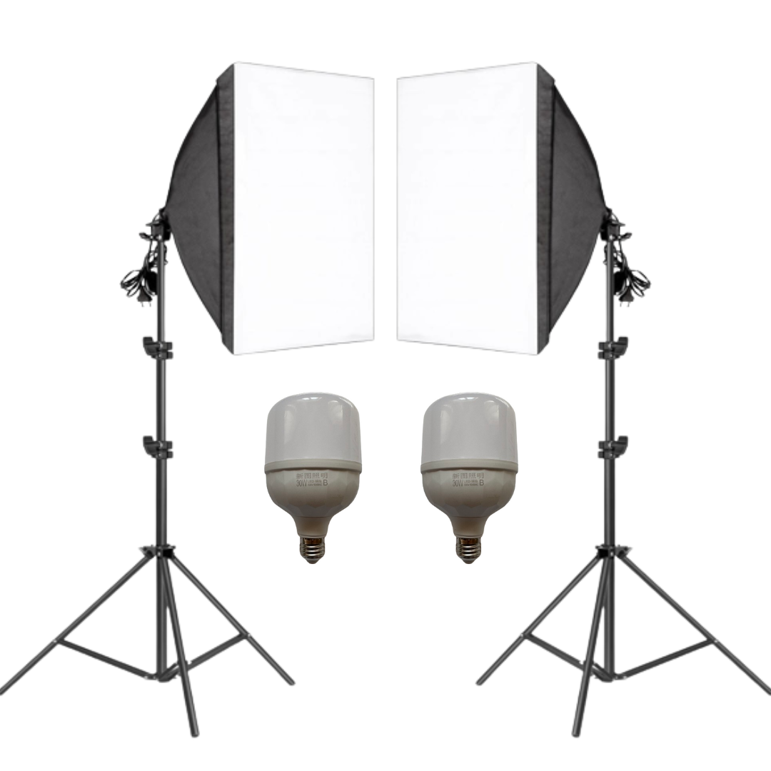 Набір постійного світла із LED лампами 30 вт. Profi-light 50х70 см, фото 1