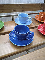 Набор кофейный SABO Color 100мл 6 чашек и 6 блюдец
