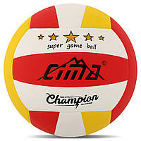 Мяч волейбольный CIMA VB-9020 цвет белый-желтый js