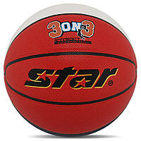 Мяч баскетбольный STAR 3ON3 BB4146C цвет красный-синий-белый mn