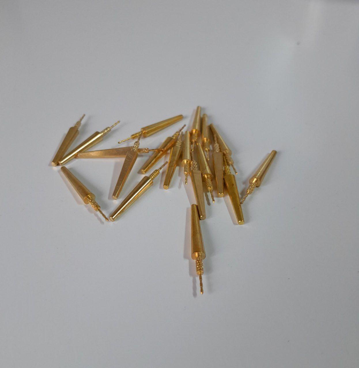 Штифти латунні (піни) для розбірних моделей DowelPins з голкою - 100шт