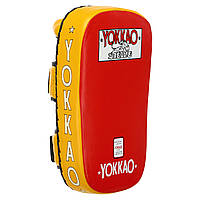 Пады для тайского бокса Тай-пэды YOKKAO Y-2022 цвет желтый-красный js