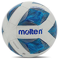 Мяч футбольный MOLTEN F5A1000 цвет синий mn