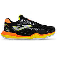 Кроссовки теннисные Joma T.POINT TPOINS2301P размер 40-eur/39-ukr цвет черный-оранжевый js