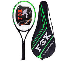 Ракетка для большого тенниса FOX BT-0854 цвет черный-зеленый mn