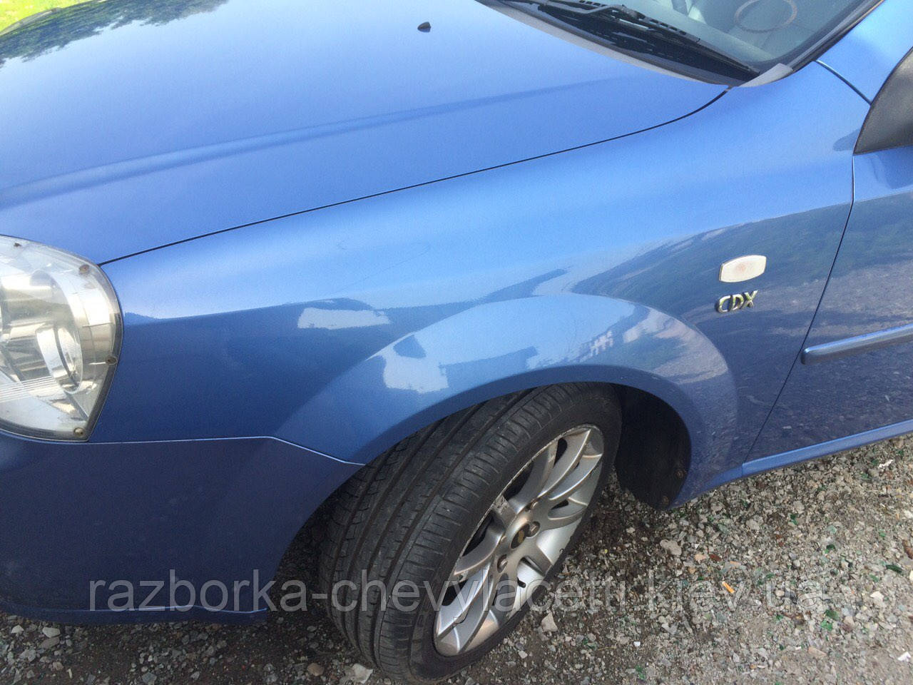 Крило переднє ліве Chevrole Lacetti седан 96474980